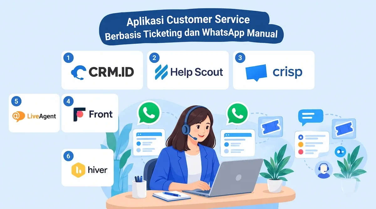 Aplikasi Customer Service Berbasis Ticketing dan WhatsApp CRM